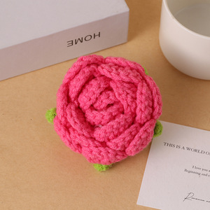 Broche en tricot multicouche en forme de rose Kexiang pour vêtements, sacs et accessoires de coiffure - Product Image 2