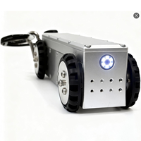 Caméra robotique d'inspection de canalisations WIFI 100 mm personnalisable du fabricant d'origine, étanche IP68, portée 100-200 mètres, avec logiciel