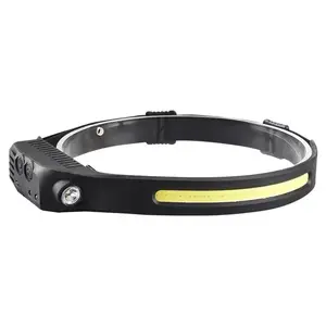 Wholesale High Brightness COB Headlamps Sensor Function Rechargeable Head Torch Waterproof LED Head Lantern For Camping Running