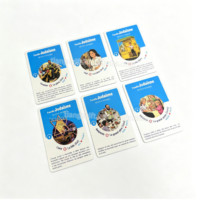 Jeu de cartes éducatif personnalisé pour 7 familles, cartes d'apprentissage pour enfants, lot de 42 cartes, vente en gros, OEM, ODM, usine, délai de livraison rapide