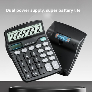 Calculadora Aritmética Deli 837ES, Especial para Estudiantes de Contabilidad Financiera, Pantalla Grande, Energía Solar y Doble Alimentación - Product Image 2