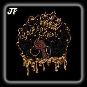Elvis Motif Rhinestone Transfer Rock Star Bling Heat Press para Fan's Concert Apparel para camisas Chaquetas Sombreros Bolsas - Product Image 4