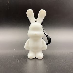 Llavero DIY de Oso, Dragón y Conejo con Pintura Fluida, Llavero de Oso con Pintura Fluida, Decoraciones Hechas a Mano para el Hogar, Manualidades de Pintura - Product Image 4