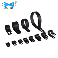 Serre-câbles en plastique de type R pour fils électriques / Clips de fixation pour câbles