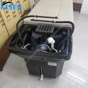 Cabezal de Ducha en Cascada Kisen Special con Circulación de Agua, Arco Negro Ajustable, Lavabo para Spa con Tanque - Product Image 2