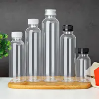 Garrafas de água plásticas com logotipo personalizado, frascos de plástico vazios de alta qualidade do animal de estimação com bom preço