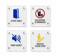 Panneau d'interdiction d'escalade personnalisé en acrylique, signalisation murale, impression UV, découpe laser, signalisation publique, vente en gros