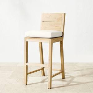 Home Kitchen <b>bar</b> Teak Wood <b>High</b> Chair Furniture Luxury Outdoor Wooden <b>bar</b> <b>Stool</b> Furniture - Product Image 1