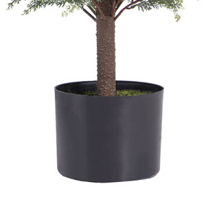 PZ-1-130 <span class=keywords><strong>taille</strong></span> personnalisée sans décoloration fausse plante intérieur bureau plante en pot arbre en plastique dans un pot cèdre artificiel - Product Image 6