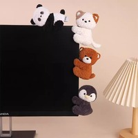 Pingüino de Peluche de 10 cm, Juguete Educativo Popular, Muñeco de Compañía, Clip para Cortina de Oficina, Adorno, Juguete de Peluche