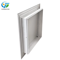 Panneau d'accès en aluminium blanc résistant à l'humidité avec porte d'inspection en plaque de plâtre pour la décoration intérieure d'hôtel