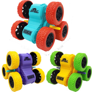 Voiture de cascade tout-terrain à six roues pour enfants, 8 cm, en plastique, avec fonction d'inertie - Product Image 1