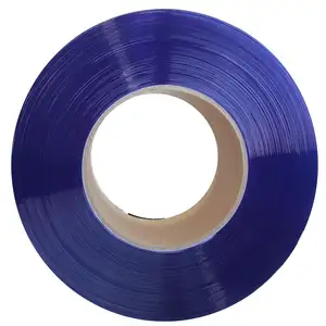 Blaue transparente PVC-klare Vinyl-Roll-Up-Streifen-Vorhang rollen für begehbare Lager-und Eingänge