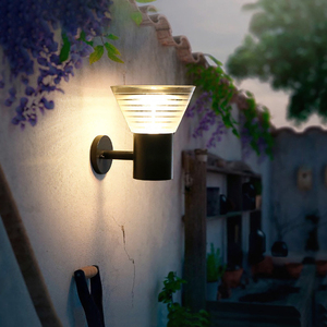 Năng lượng mặt trời đèn tường ngoài trời IP65 không thấm nước pin lithium thông minh kiểm soát ánh sáng cho vườn biệt thự sân tường chiếu sáng - Product Image 2