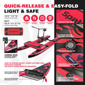 Bicicleta Acuática Inflable Spatium de Fabricantes Chinos con Hidroala y Pedales, Bicicleta de Mar con Accesorios a la Venta - Product Image 3