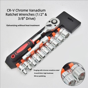12-delige Metrische Oem Autoreparatiegereedschapset Ratel Sneldopsleutel Auto Gemonteerd Voor Voertuigonderhoud En Noodgevallen - Product Image 4