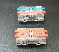 Connecteurs de câblage compacts PC663M 3P 24-12 AWG, sortie couleur, levier, 32A, bornes de câblage électrique, connecteurs rapides, boîtier PC