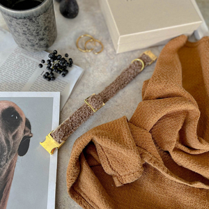 <span class=keywords><strong>Collar</strong></span> de felpa de perro mascota personalizado de alta calidad de lujo collares de gato suave con personalidad - Product Image 6