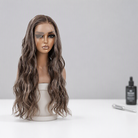 Perruques pour femmes économiques, transparentes, sans colle, ondulées effet eau, de 18 à 40 pouces, avec frontale 13*4, douces et volumineuses, brésiliennes, densité 150%, personnalisables