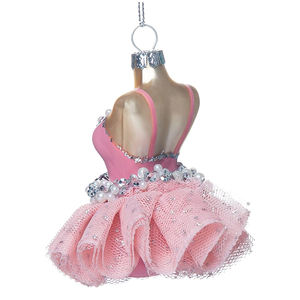 Ornements de Noël en verre soufflé à la main, ballerine en verre, décorations de Noël écologiques - Product Image 5