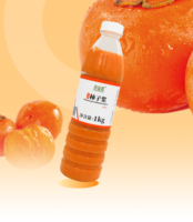 Bevroren Persimmon Puree Zoete Sap Kantoor School Familie Delen Tropisch Fruit Sap Persimmon Sap Verse Persimmon