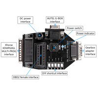 Kabel Elektronik ISM USB OBD EU/US 5-in-1 Set untuk Benz VGS-FDCT 724/ VGS2-722.8/
