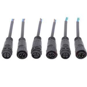 AOHUA Conector de Latón Chapado en Oro, Impermeable IP67, de Nylon PA66, para Controlador de Luz LED Exterior, M20, 2+3+4+5+6+7+8 pines, Conector Jack de 2+4 pines - Product Image 4