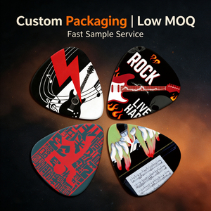 Design de plectre de <span class=keywords><strong>guitare</strong></span> compatible avec plusieurs méthodes d'impression pour créer des illustrations de marque uniques - Product Image 3