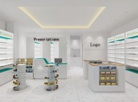 Armoire à tiroirs de pharmacie Medical Shop vitrine Design