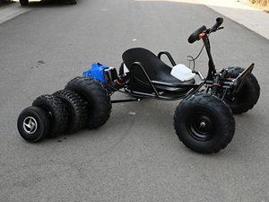 ATICOL Go <span class=keywords><strong>Kart</strong></span> de Pedal Profesional para Exteriores con Motor Duradero de Transmisión por Cadena para Adultos Pequeños para Carreras Todoterreno a Gasolina - Product Image 6