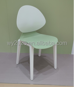 Chaises de bureau ergonomiques bleues confortables à quatre pieds pour usage domestique, à prix abordable - Product Image 3