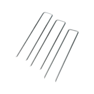 Morua – Clous de fixation <span class=keywords><strong>pour</strong></span> tapis de jardin de 10 cm, en acier galvanisé, <span class=keywords><strong>pour</strong></span> toile de paillage - Product Image 2