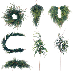 Ramas Secas de <span class=keywords><strong>Cryptomeria</strong></span> Fortunei de Alta Calidad, Directamente de Fábrica, Flores Artificiales para Decoración - Product Image 1