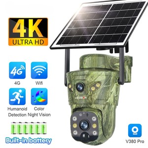 LSCL <span class=keywords><strong>LE32</strong></span> Alarme de sécurité mobile personnalisée avec détection de mouvement, vision et voix, WiFi 4G, surveillance de la zone et de la période horaire via l'application, étanche - Product Image 5