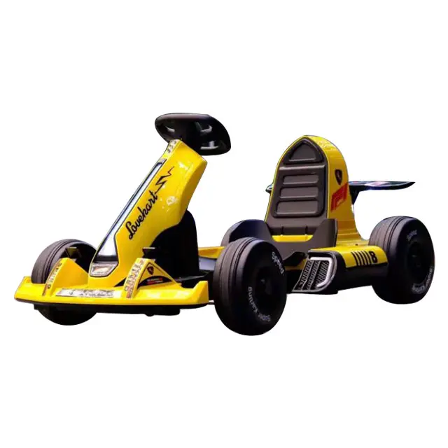 Rechargeable 4 wheels drift go kart electric for kids adjustable go kart for sale