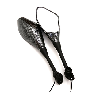 Rétroviseurs de <span class=keywords><strong>moto</strong></span> en plastique CNC <span class=keywords><strong>intégrés</strong></span> <span class=keywords><strong>avec</strong></span> <span class=keywords><strong>clignotants</strong></span> LED, couleur noire - Product Image 6