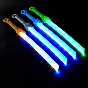 Épée Lumineuse Tang Heng en Plastique avec LED, Jouet Unisexe pour Enfants de 8 à 13 Ans, Sans Batterie, Article de Vendeur Ambulant pour Marché Nocturne - Product Image 1