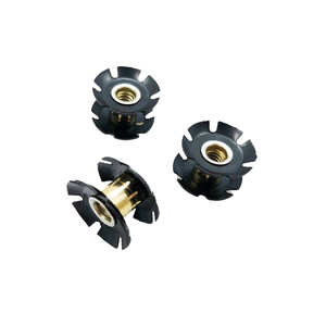 Inserts de raccordement en acier à ressort pour tubes, connecteurs de tubes, inserts à écrou couronne pour tubes ronds - Product Image 2
