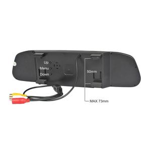 Inalámbrico 4,3 pulgadas espejo retrovisor del coche <span class=keywords><strong>Monitor</strong></span> de marcha atrás de copia HD Cámara de vista trasera del coche - Product Image 3