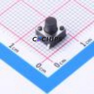 TS6665TP 250gf 009 Tactile Switch SMD-4P,6x6mm Switch Single Pole Single Throw Round Button 2.5N Vertical Mount - Product Image 1