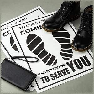 <span class=keywords><strong>Frienda</strong></span> 500 Piezas de Tapetes de Papel Impermeables para Auto, Cubiertas Desechables de Plástico para Pies (Blancas, 20*15 Pulgadas) - Product Image 4