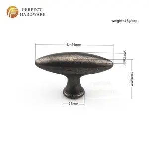 Cabinet Door Knob Furniture Antique-Bronze Round Button Cabinet Kitchen Door Drawer Zinc Alloy Handles And Knobs