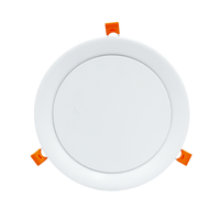 Grille de ventilation ronde à ressort réglable à clipser, pour l'admission et l'évacuation d'air frais, pour la ventilation CVC