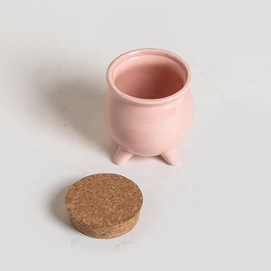 Contenitore di stoccaggio di alimenti in ceramica personalizzata all'ingrosso contenitore di caffè bianco calderone con barattolo di spezie per la conservazione e l'organizzazione degli alimenti - Product Image 4