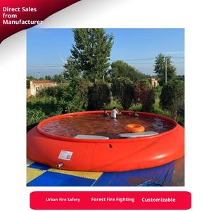 Vessie d'eau portable pliable avec réservoir de stockage d'eau de grande capacité résistant aux incendies de forêt de corps doux extérieur - Product Image 2