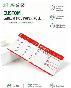 Cartes de visite personnalisées avec logo, papier thermique multicolore, carte d'embarquement <span class=keywords><strong>avion</strong></span>, <span class=keywords><strong>billet</strong></span> d'entrée voyage - Product Image 1