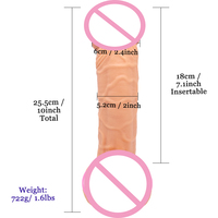 Godemiché pour femmes, Disque de succion de pénis de grande taille, Jouet sexuel pour la masturbation féminine, Massage du point G, Produit pour adultes