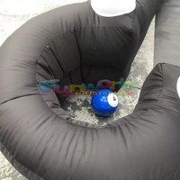 Al aire libre interior divertido patio humano snookball inflable tierra fútbol billar Mesa deportes juegos
