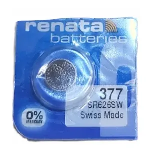 Pile Renata 377, pile de montre fabriquée en Suisse, électronique grand public - Product Image 3