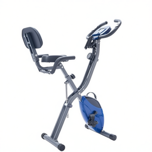 Vélo d'exercice Db Home Use Fitness X Bike avec 10 niveaux de résistance réglables, vélo d'exercice vertical et inclinable avec bandes de bras pliables et dossier - Product Image 1